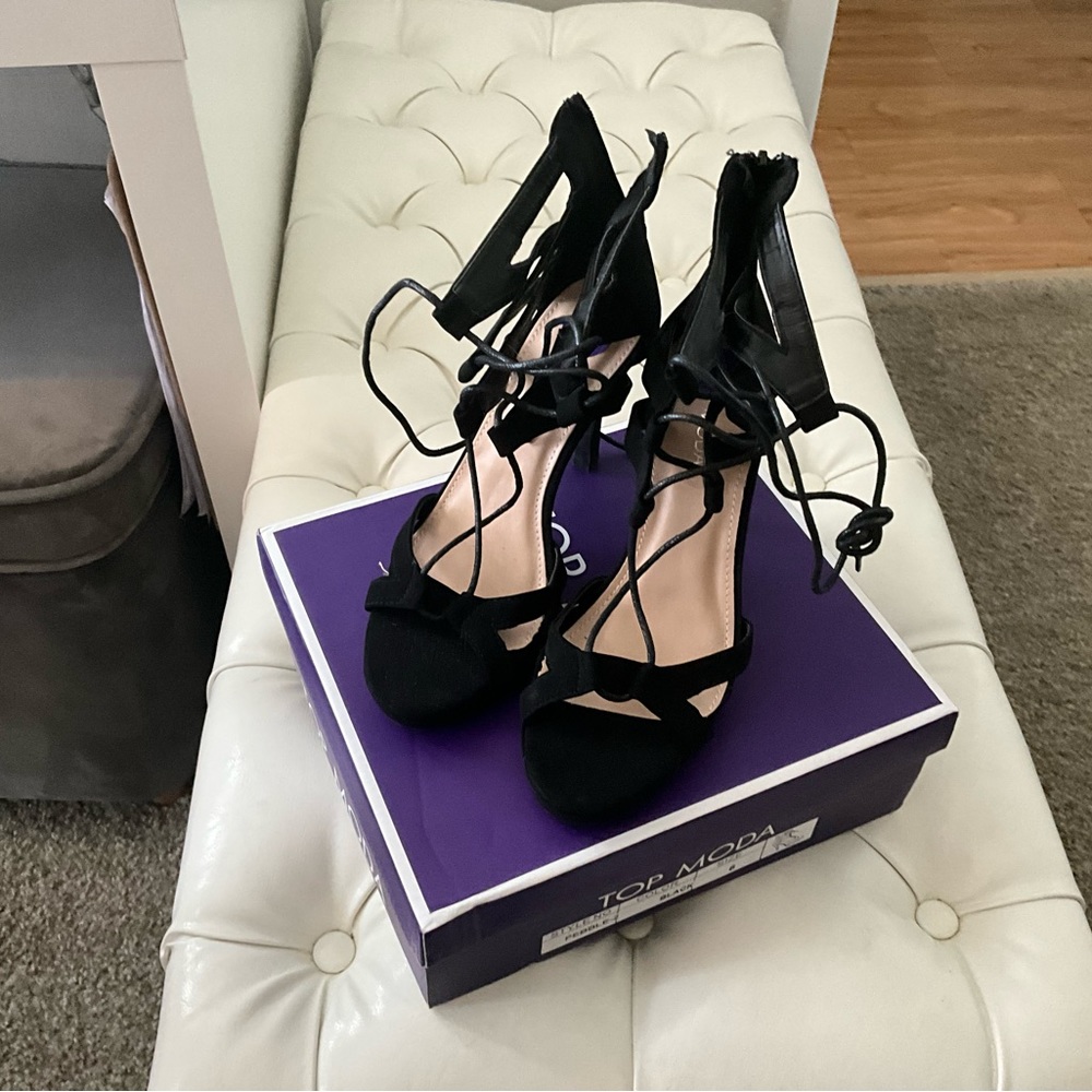Black heels